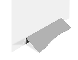 Porta listini bifacciale a spirale in plexiglass da banco in due dimensioni