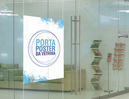 Porta poster plexiglass